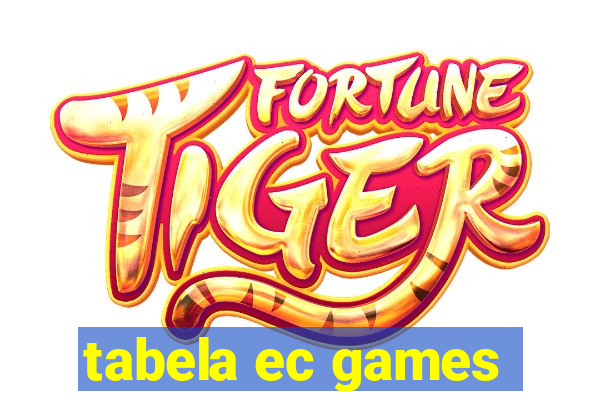 tabela ec games